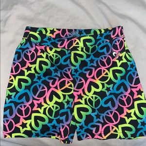 Justice athletic shorts size 14